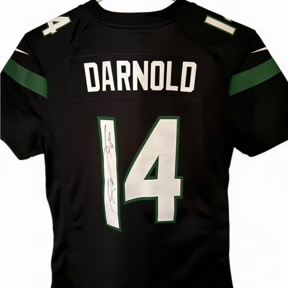 Autographed Jets Sam Darnold Jersey New Seahawks QB